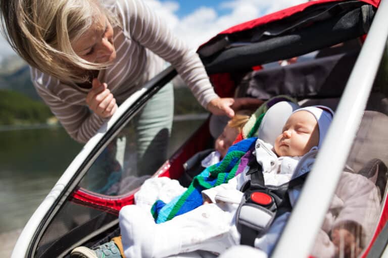 Fahrradanhänger für Babys